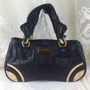 CC Skye Black Leather Shoulder Bag